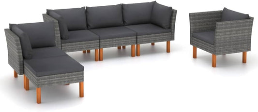 🌿✨ Cozy Patio 3-Piece Set | Rattan Lounge & Chill Furniture 🛋️☀️