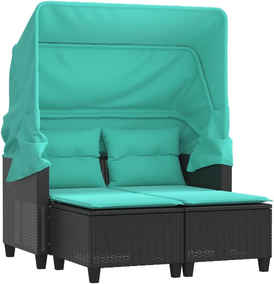 🪑🌿 2-Seater Outdoor Patio Sofa Set 🏡✨ | Retractable Lounge Furniture ☀️💚