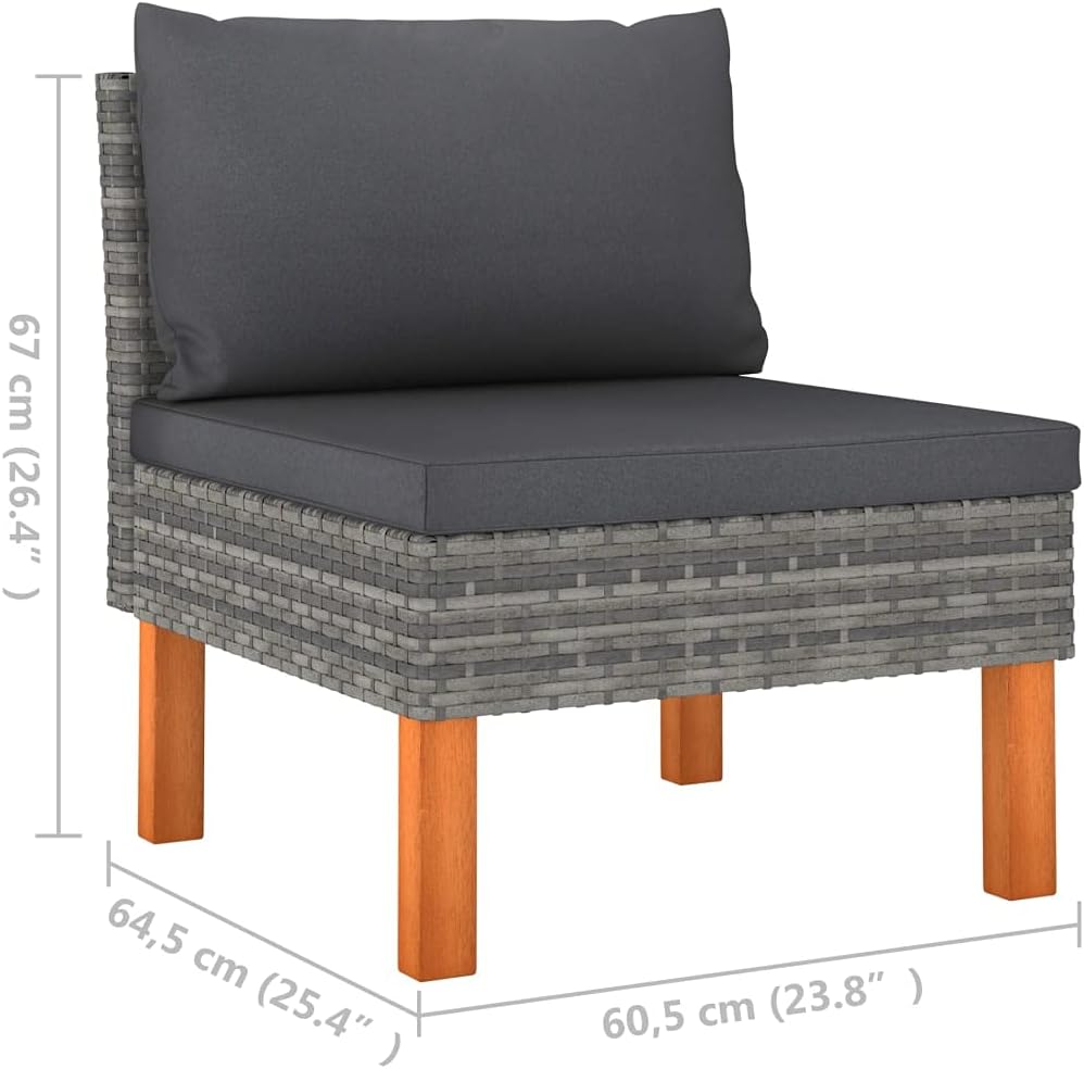 🌿✨ Cozy Patio 3-Piece Set | Rattan Lounge & Chill Furniture 🛋️☀️