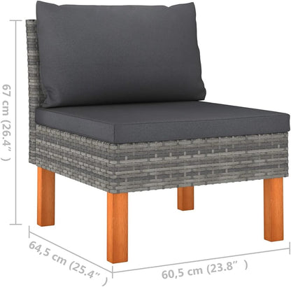 🌿✨ Cozy Patio 3-Piece Set | Rattan Lounge & Chill Furniture 🛋️☀️