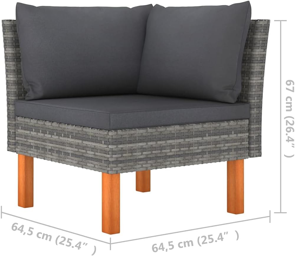 🌿✨ Cozy Patio 3-Piece Set | Rattan Lounge & Chill Furniture 🛋️☀️