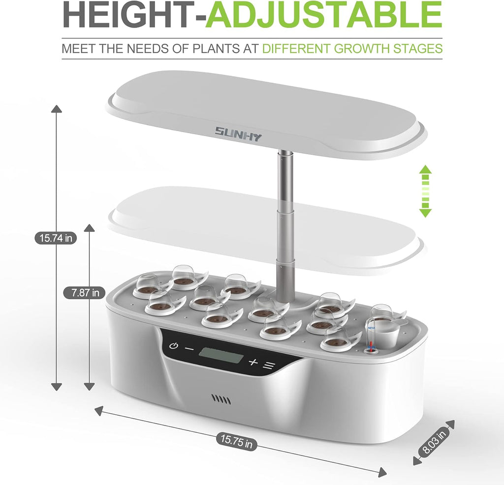 🌱✨ Smart Indoor Hydroponic Garden Kit 🪴💧 | Grow Fresh Herbs & Veggies Year-Round 🌿☀️