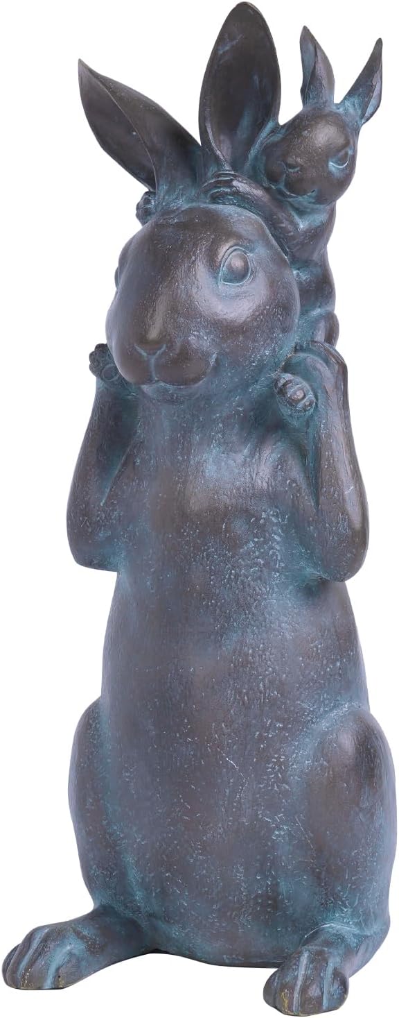 🌿 Adorable Animal Sculpture 🏡 Patio Yard Garden Gift for Easter Rabbit Lovers 🎁