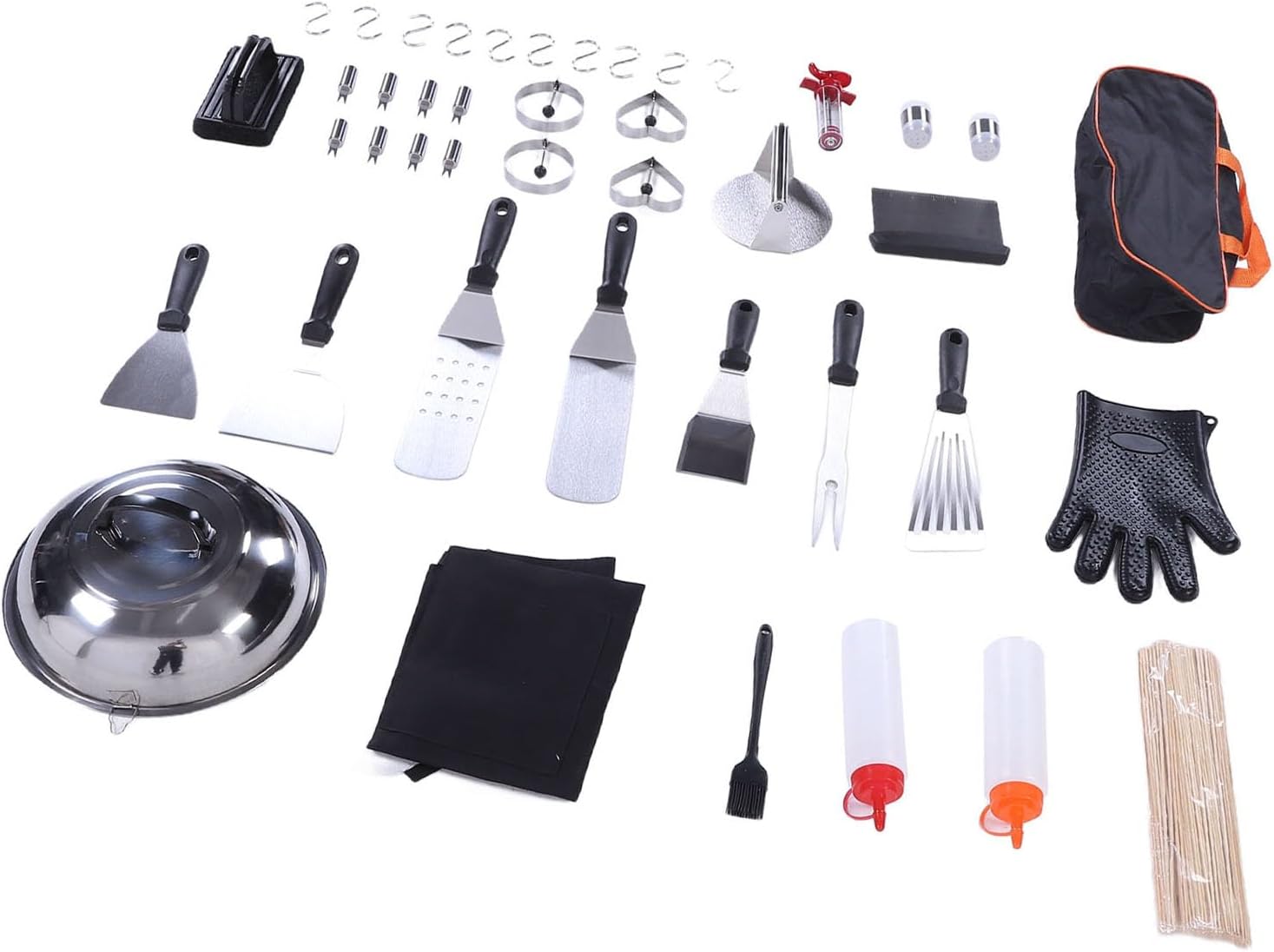 🔥🍳 Outdoor Griddle Tool Set 🌿✨ | Spatulas & Accessories for BBQ & Camping 🏕️🛠️