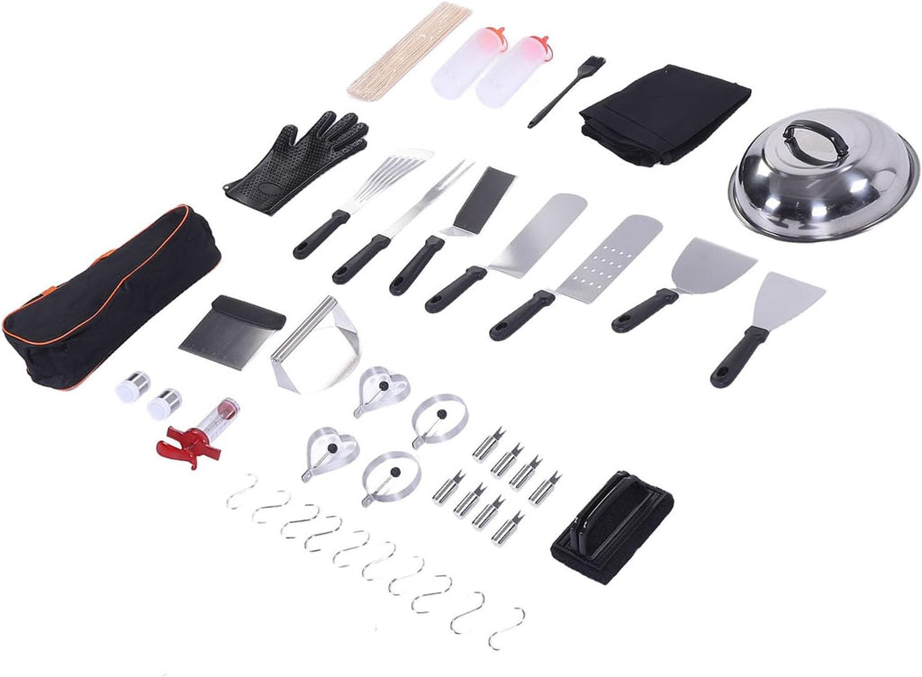 🔥🍳 Outdoor Griddle Tool Set 🌿✨ | Spatulas & Accessories for BBQ & Camping 🏕️🛠️