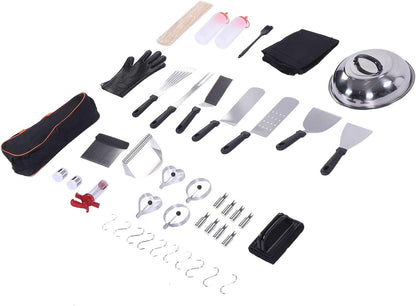 🔥🍳 Outdoor Griddle Tool Set 🌿✨ | Spatulas & Accessories for BBQ & Camping 🏕️🛠️