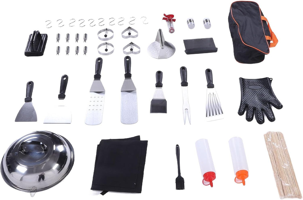 🔥🍳 Outdoor Griddle Tool Set 🌿✨ | Spatulas & Accessories for BBQ & Camping 🏕️🛠️