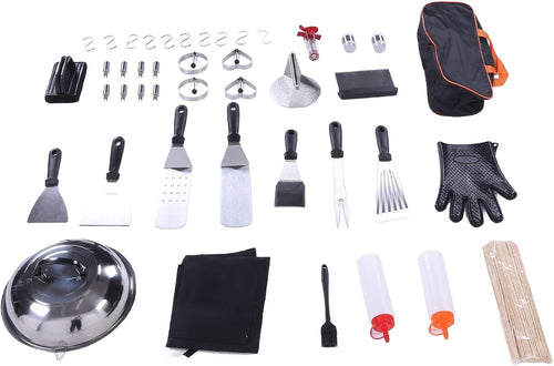 🔥🍳 Outdoor Griddle Tool Set 🌿✨ | Spatulas & Accessories for BBQ & Camping 🏕️🛠️