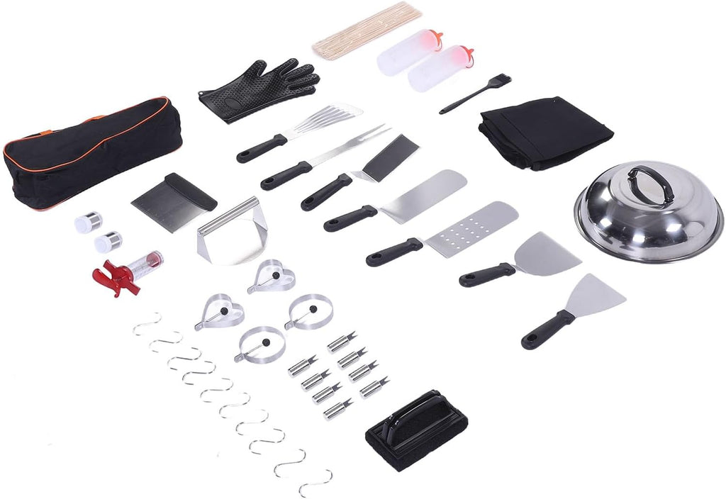 🔥🍳 Outdoor Griddle Tool Set 🌿✨ | Spatulas & Accessories for BBQ & Camping 🏕️🛠️