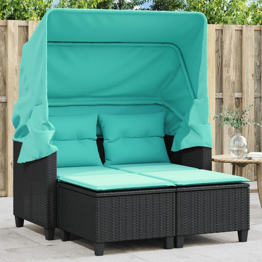 🪑🌿 2-Seater Outdoor Patio Sofa Set 🏡✨ | Retractable Lounge Furniture ☀️💚