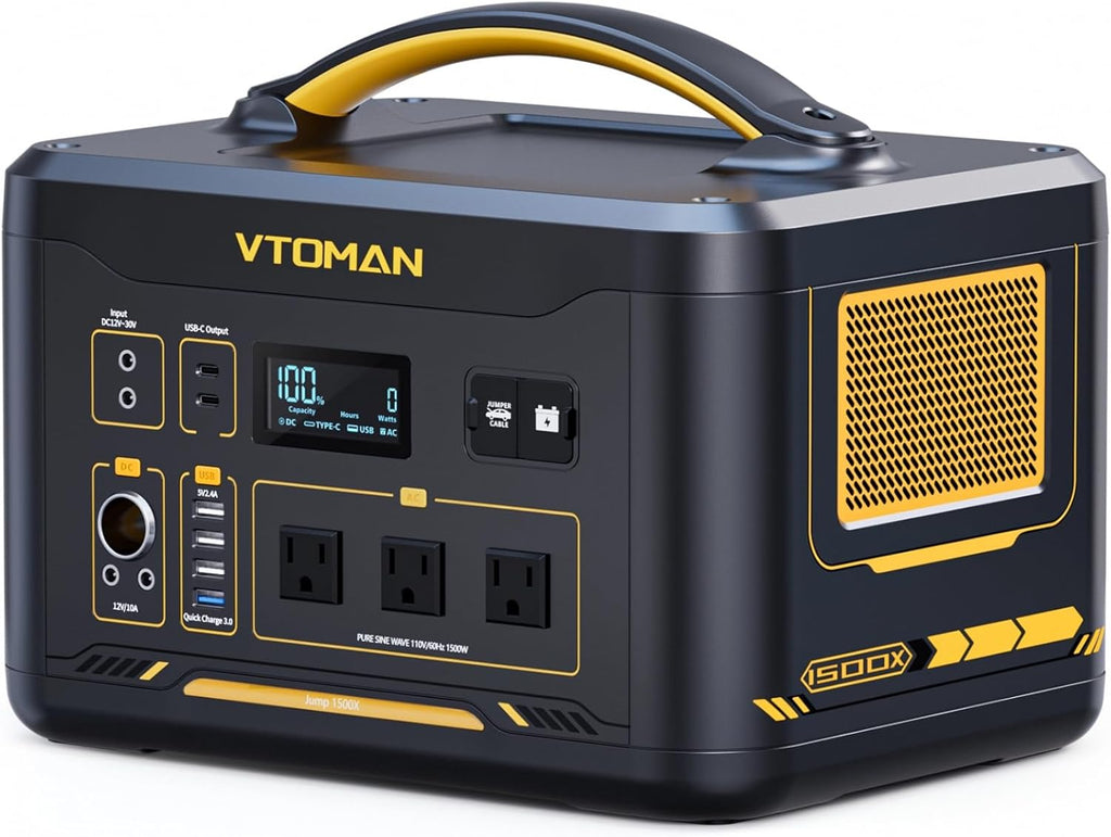 🔋⚡ Portable Power Station Generator 🏕️✨ | High-Capacity Outdoor Battery Backup 🌿🔦