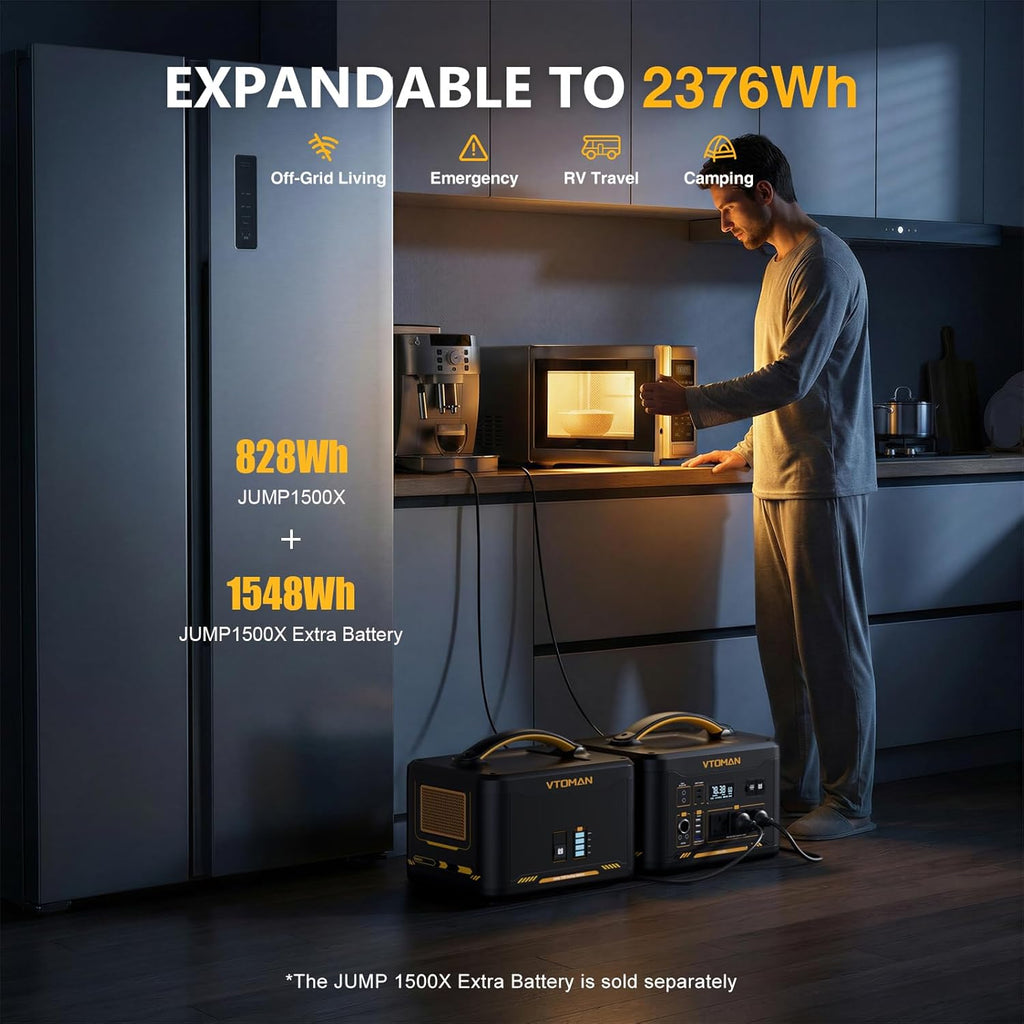 🔋⚡ Portable Power Station Generator 🏕️✨ | High-Capacity Outdoor Battery Backup 🌿🔦