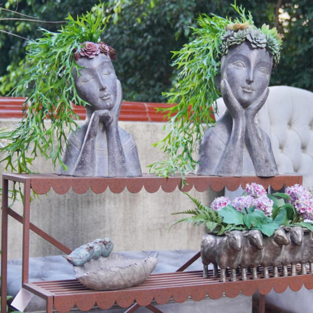 🌿🧑‍🎨 Artistic Face Planter 🪴✨ | Creative Succulent Pot 🌸💚