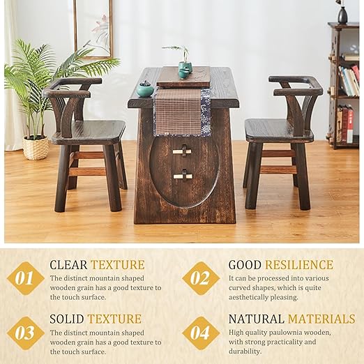 🪵✨ Minimalist Zen Coffee Table 🏡☕ Portable Lightweight Table 🌿