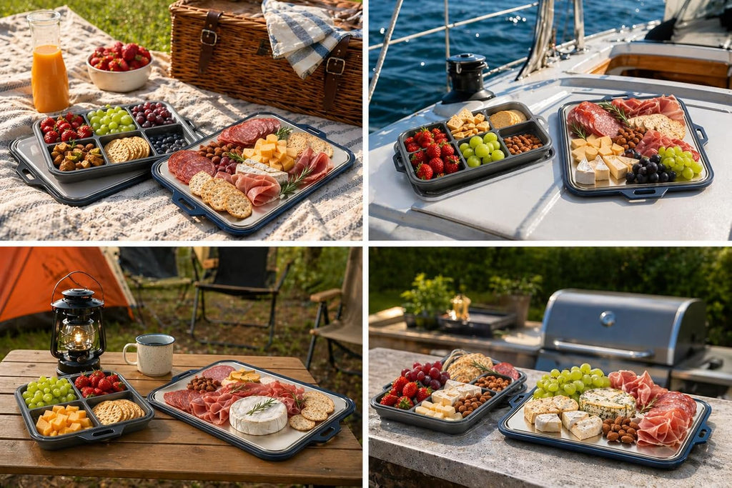 🏕️ Outdoor Kitchen Essential 🧘 Space Saving Cookware for RV Van Life Camper 🚐🎄