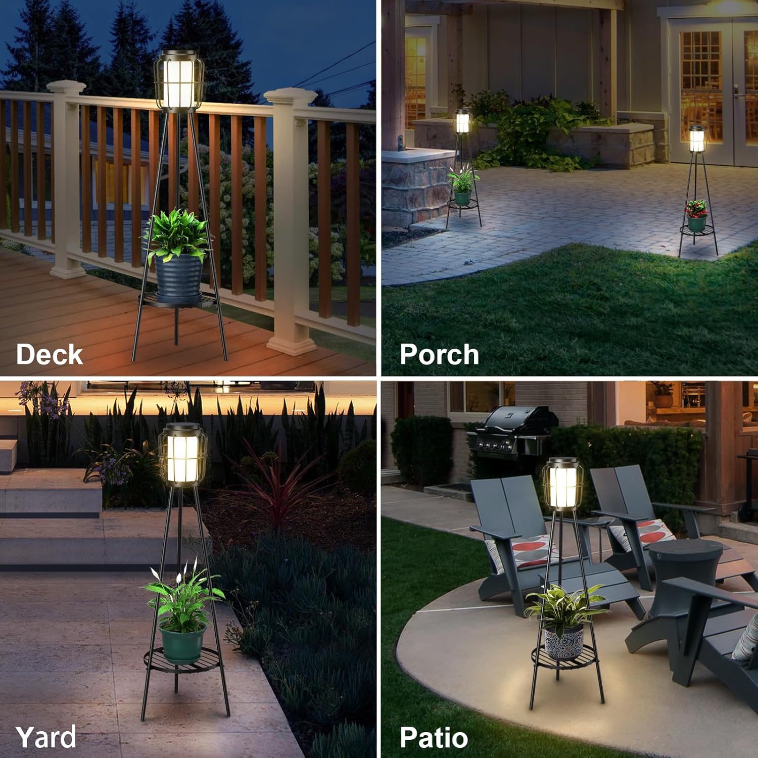 ☀️ Auto Dusk to Dawn Waterproof Patio Lighting ✨ Backyard Pathway Gift for Him Her 🎁💚