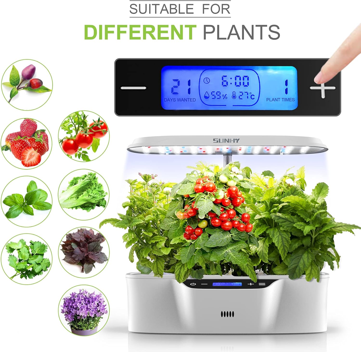 🌱✨ Smart Indoor Hydroponic Garden Kit 🪴💧 | Grow Fresh Herbs & Veggies Year-Round 🌿☀️