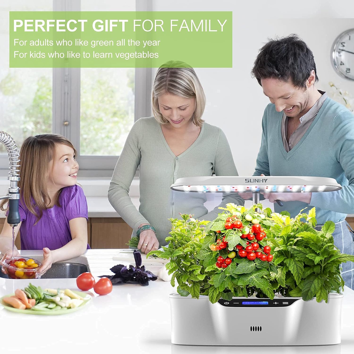 🌱✨ Smart Indoor Hydroponic Garden Kit 🪴💧 | Grow Fresh Herbs & Veggies Year-Round 🌿☀️