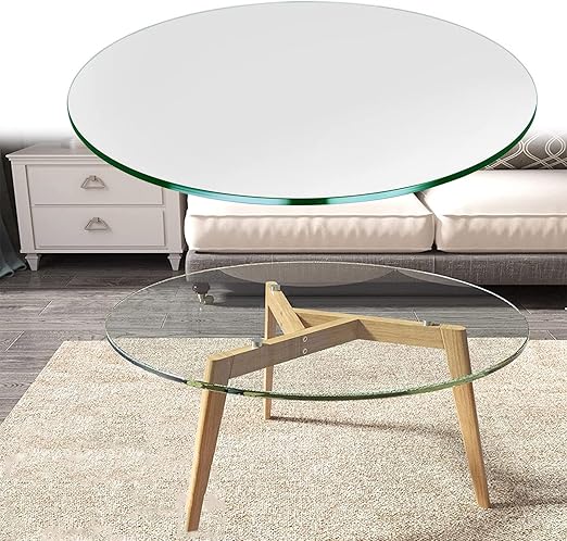 🪑☀️ Outdoor Rattan Coffee Table 🌿✨ | Glass Top Patio Center Table 🏡💚