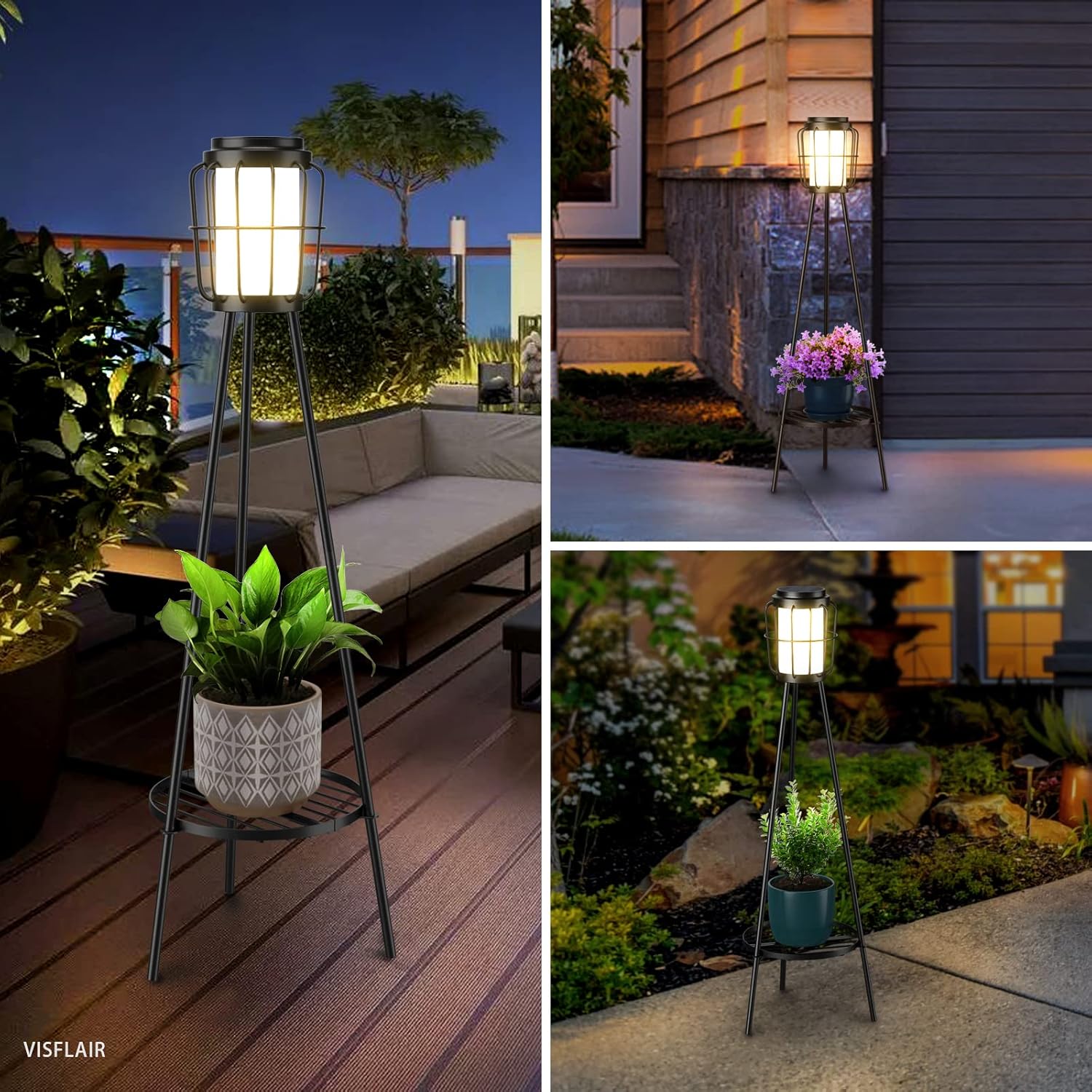 ☀️ Auto Dusk to Dawn Waterproof Patio Lighting ✨ Backyard Pathway Gift for Him Her 🎁💚