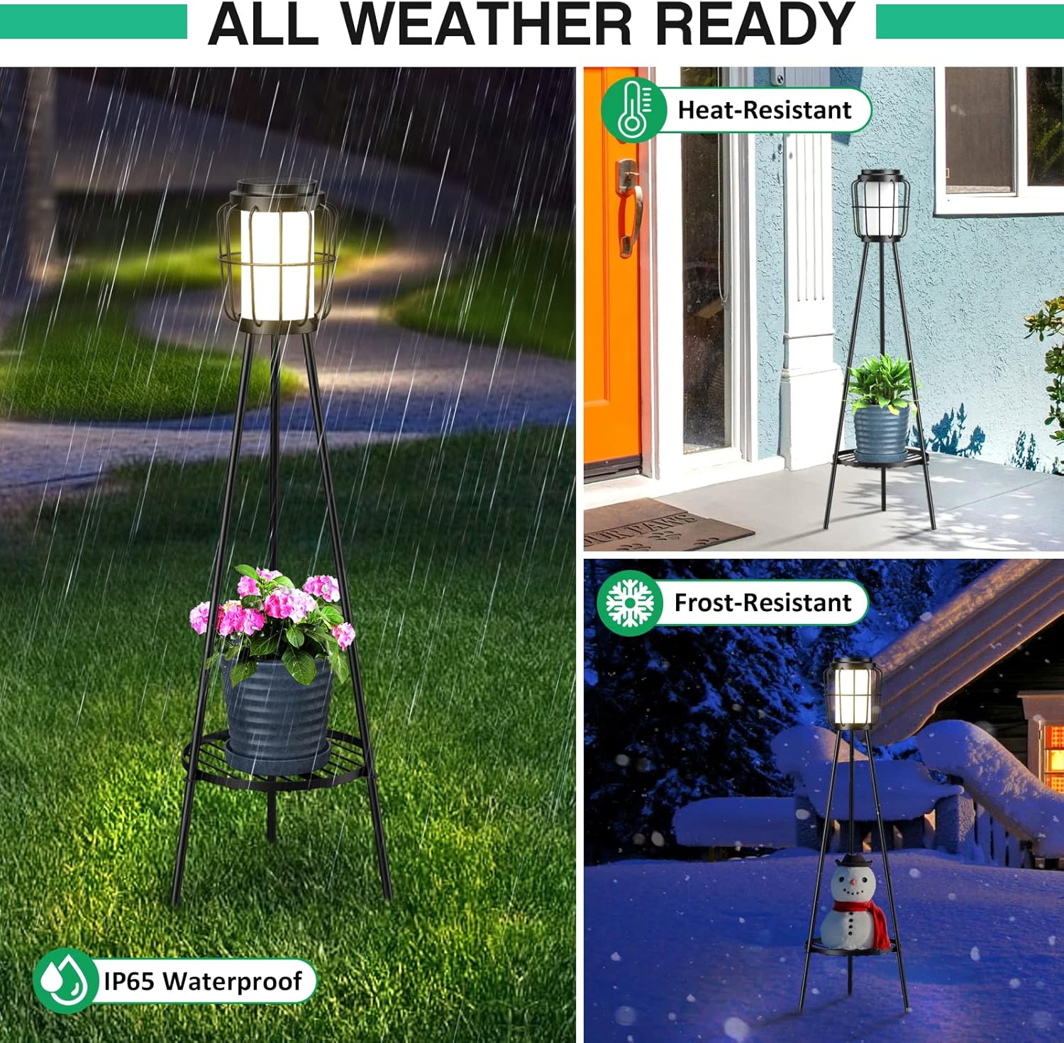 ☀️ Auto Dusk to Dawn Waterproof Patio Lighting ✨ Backyard Pathway Gift for Him Her 🎁💚