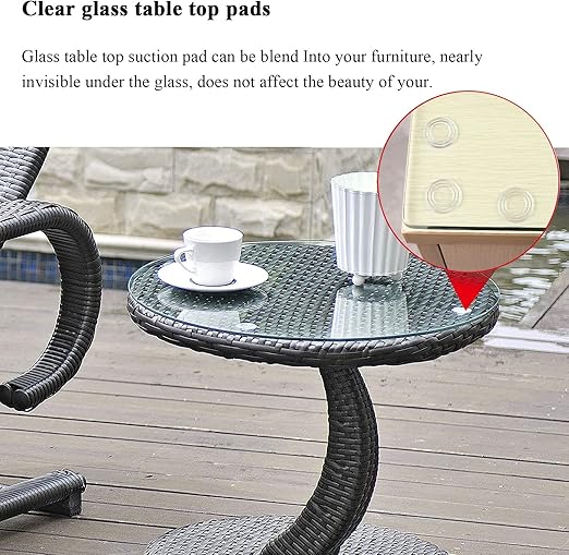 🪑☀️ Outdoor Rattan Coffee Table 🌿✨ | Glass Top Patio Center Table 🏡💚