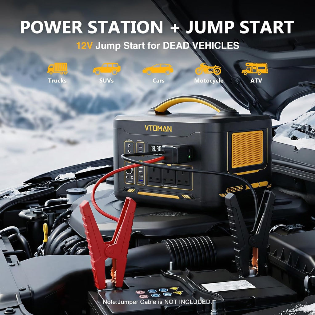 🔋⚡ Portable Power Station Generator 🏕️✨ | High-Capacity Outdoor Battery Backup 🌿🔦