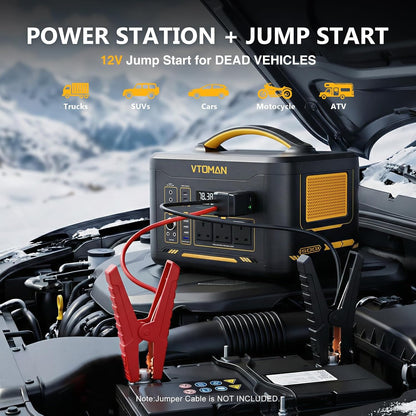 🔋⚡ Portable Power Station Generator 🏕️✨ | High-Capacity Outdoor Battery Backup 🌿🔦