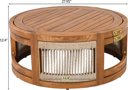 🌿☀️ Outdoor Cozy Patio Sectional Set 🛋️✨