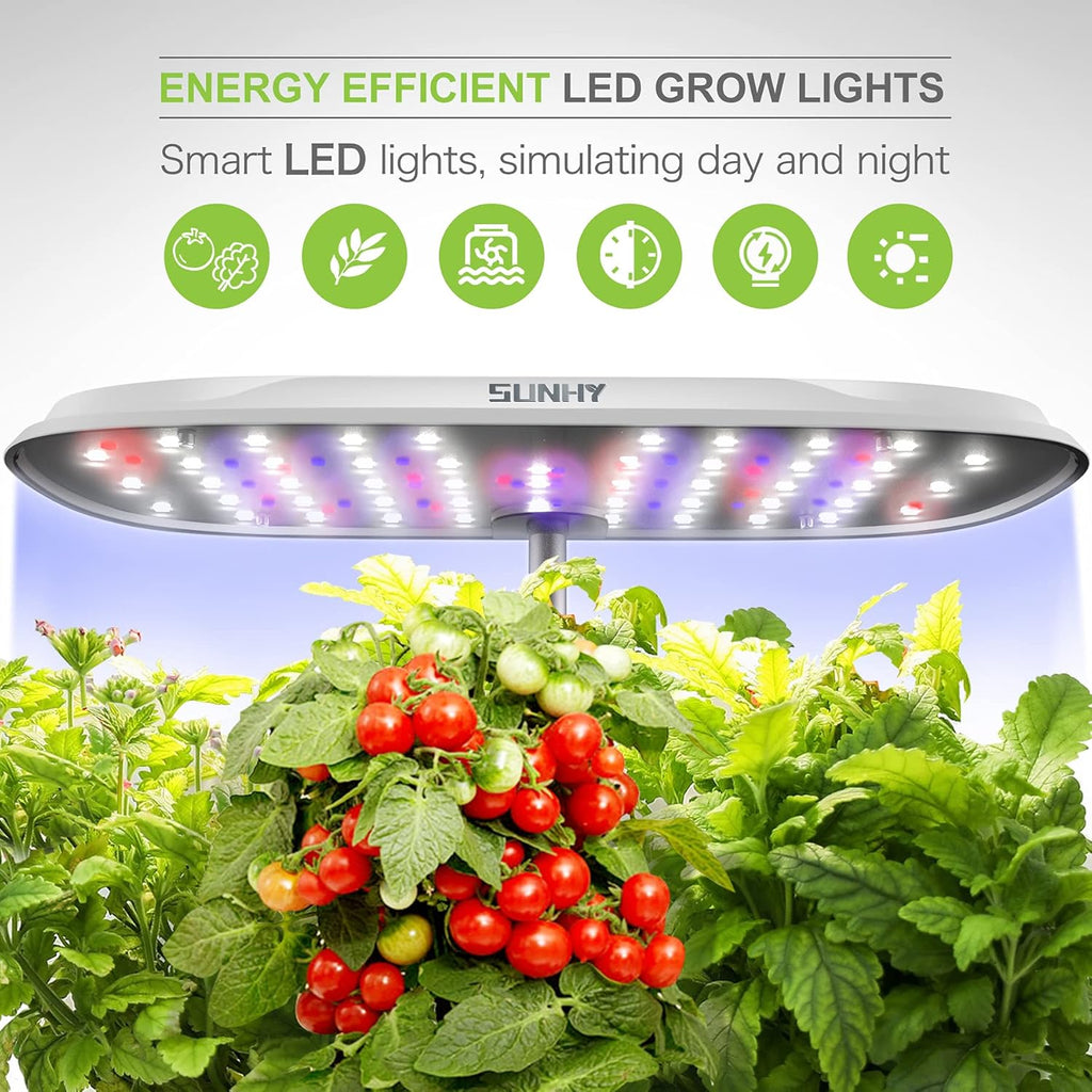 🌱✨ Smart Indoor Hydroponic Garden Kit 🪴💧 | Grow Fresh Herbs & Veggies Year-Round 🌿☀️